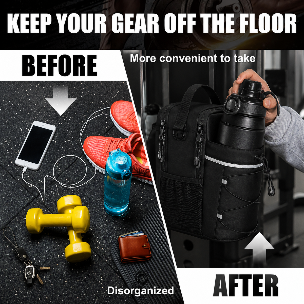 RackBag Magnetic Gym Bag